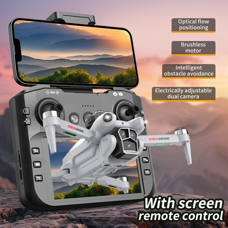 CS24 Foldable RC Drone with Camera & Obstacle Avoidance, Optical Flow Positioni