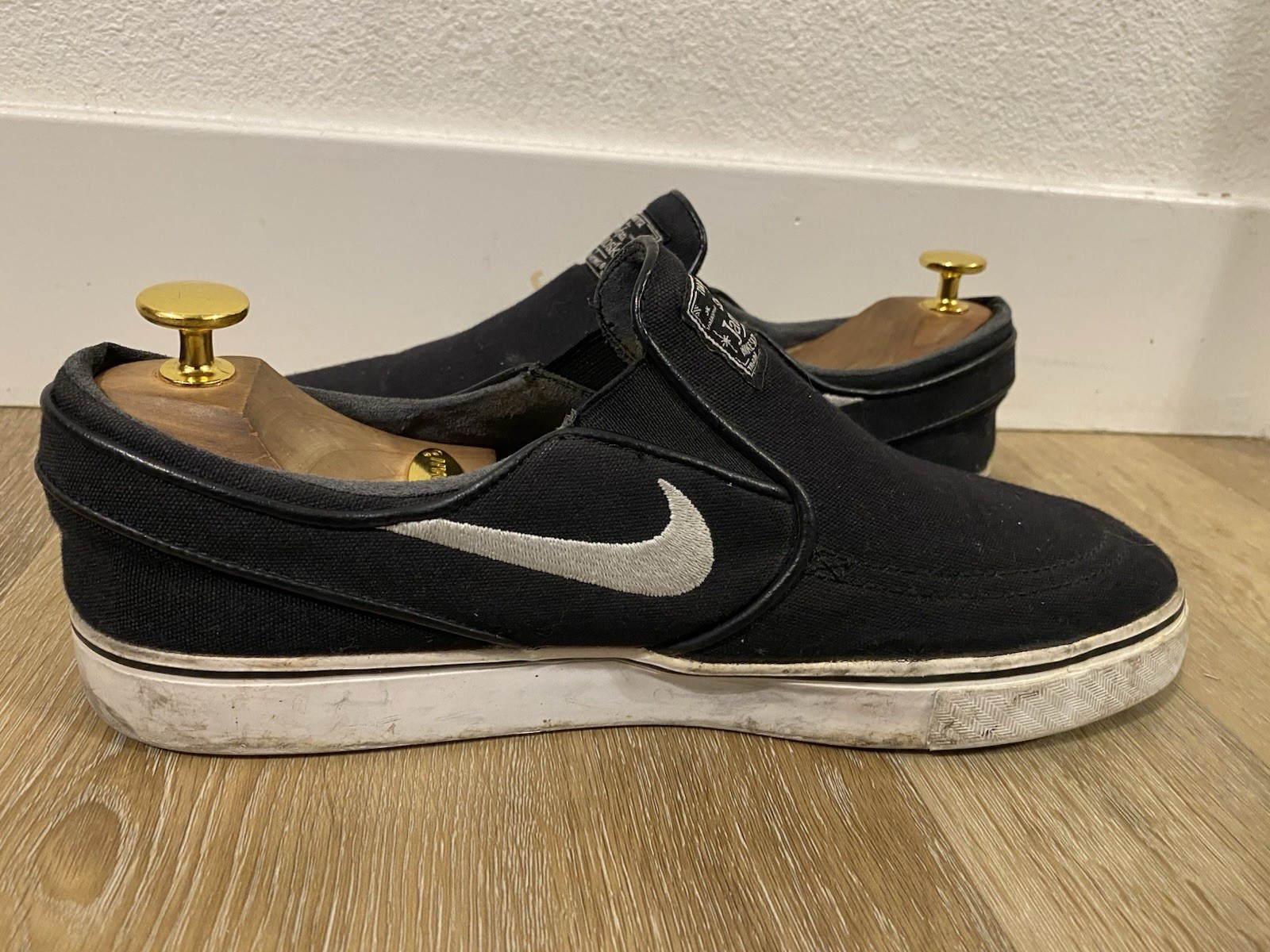 Nike SB Stefan Janoski Black Skateboarding Shoes Men's US 10 D Medium Width
