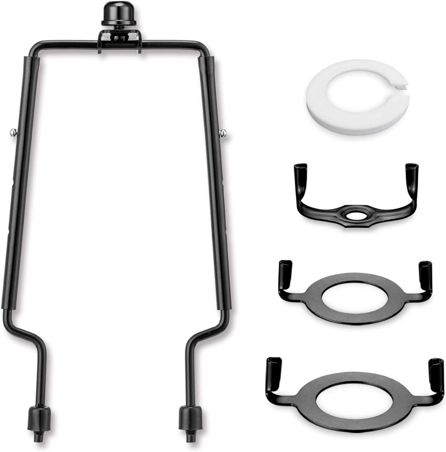 Lamp Shade Harp, 7 8 9 10 inch Adjustable Lamp Harp Kit, Hardware Parts Inclu...