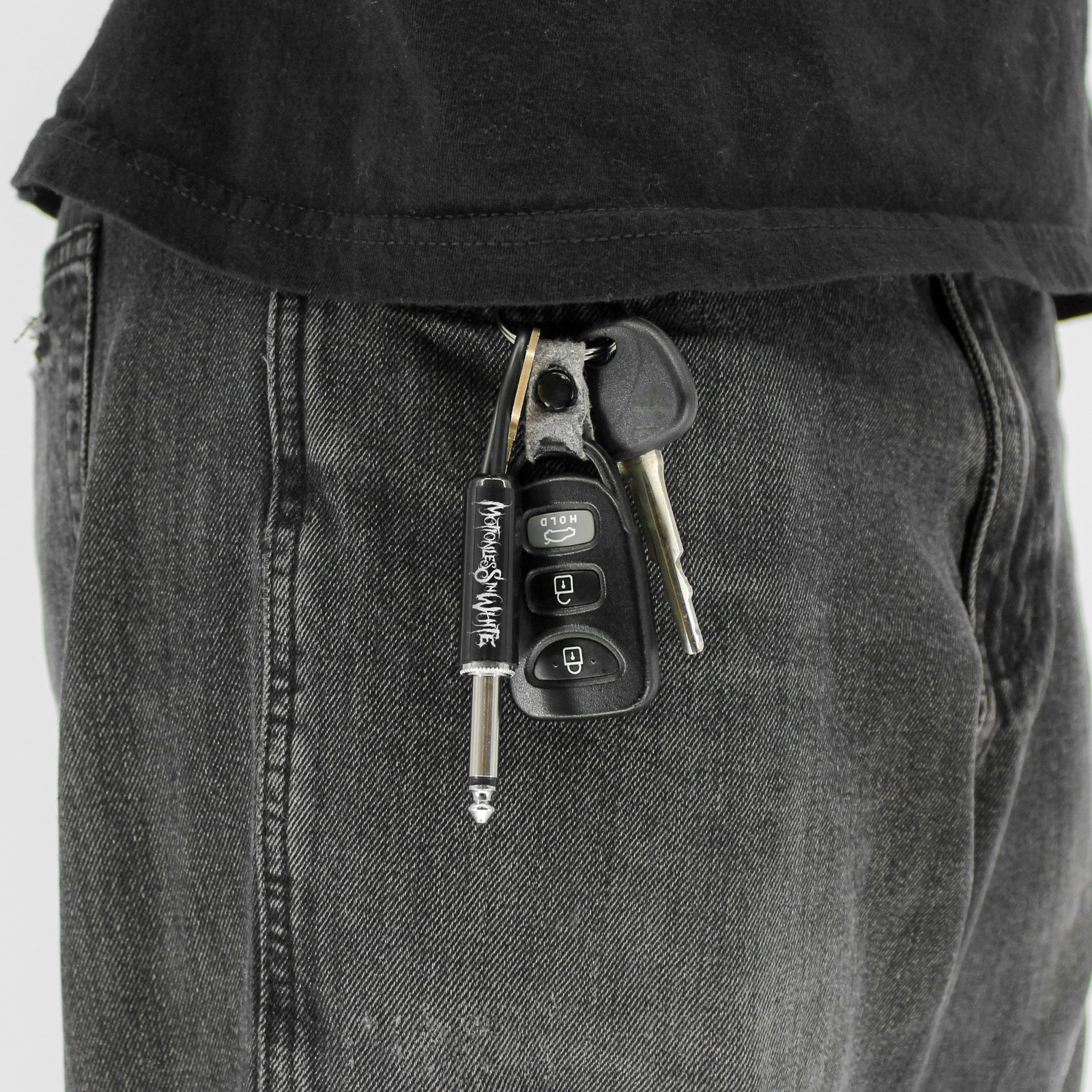 Motionless in White Logo Guitar Plug Keychain