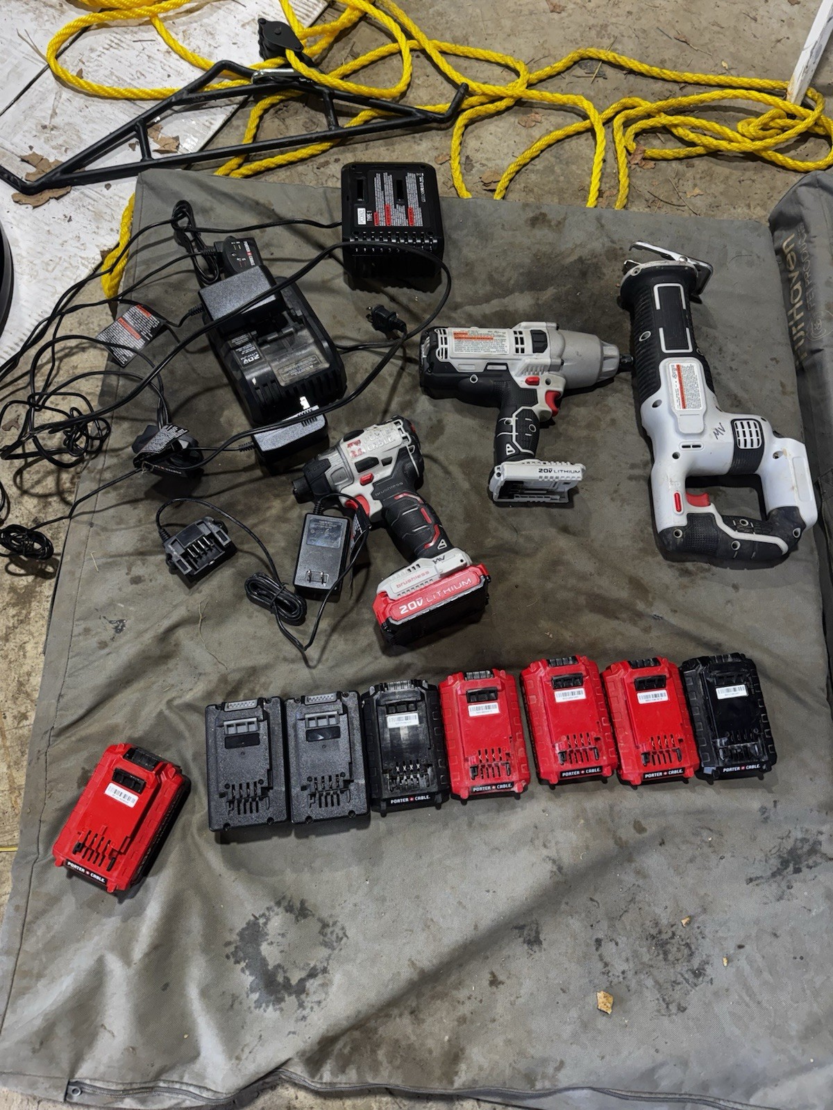 Porter Cable Power Tool 10 Piece Set