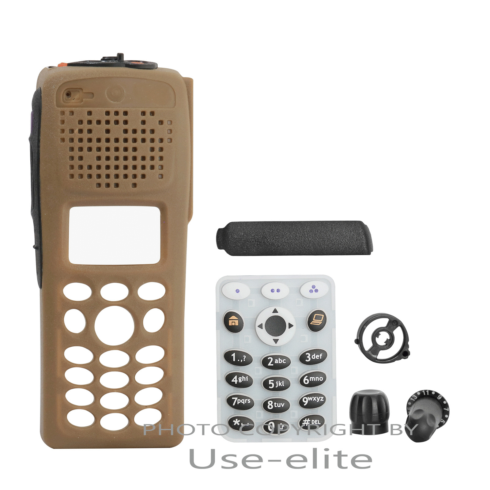 Replacement Repair Case Housing for  XTS2500 Model 3 Handheld Brown