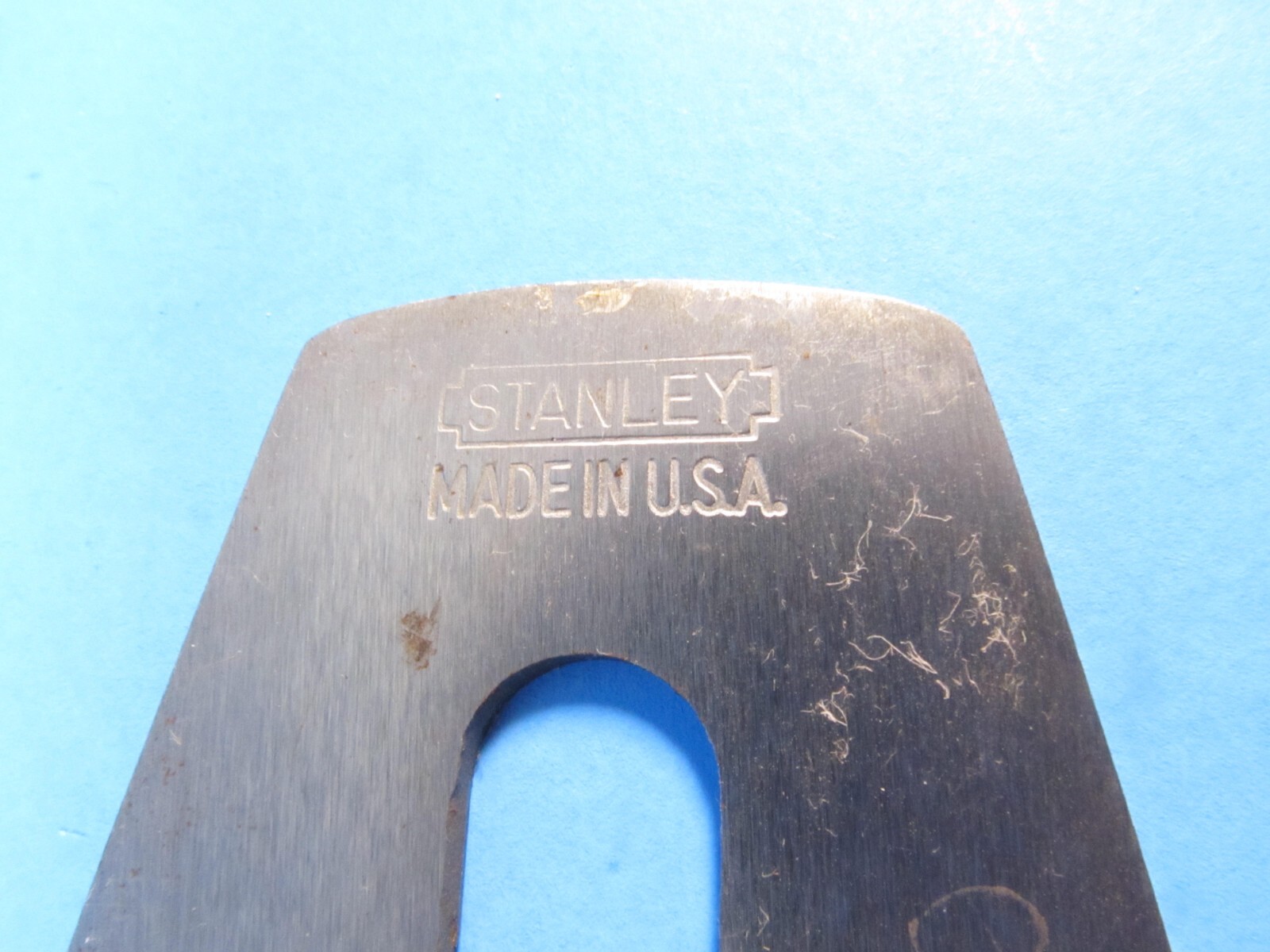2" iron blade cutter for Stanley 4 5 similar wood plane notched rectangle ref D