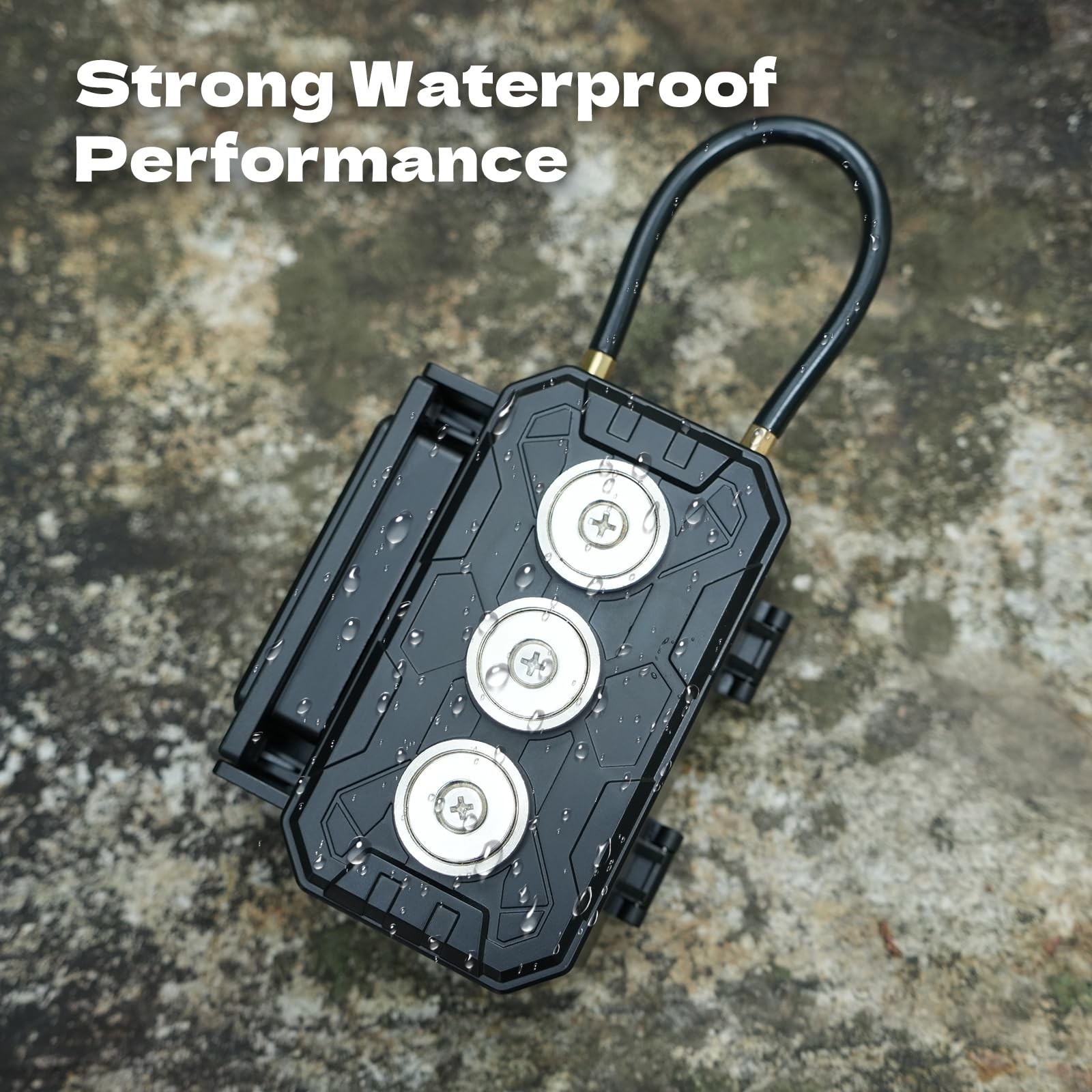 Magnetic Key Lock Box,Magnetic Holder Under car,Magnetic Regular, Dark