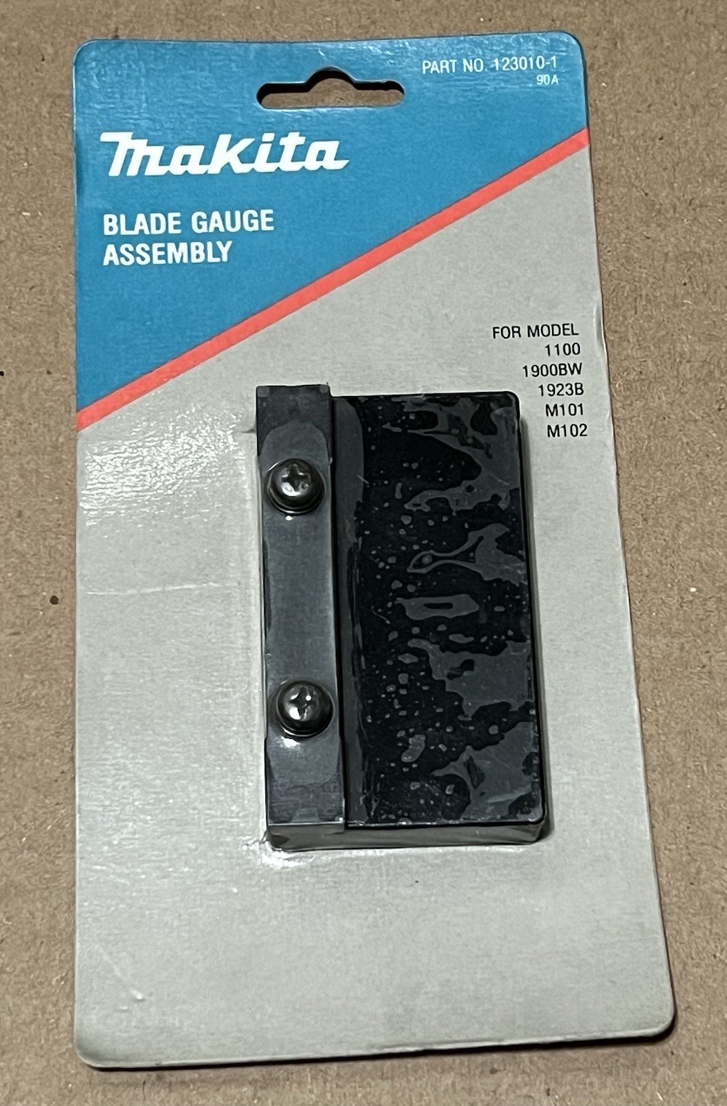 Genuine Makita 123010-1 Planer Blade Gauge Assembly 1100 1900BW M101 M102 NOS