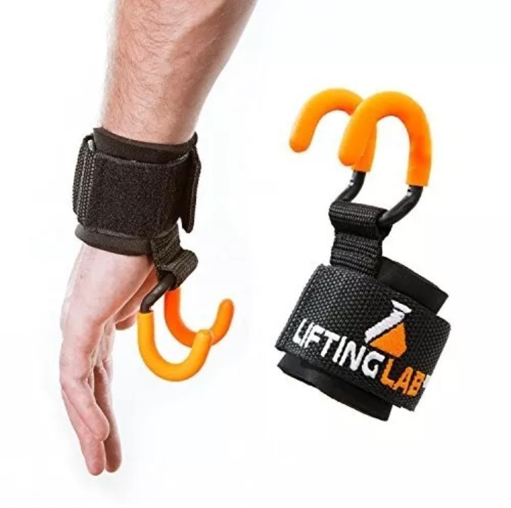 LEBBOULDER Weight Lifting Hooks Pair.