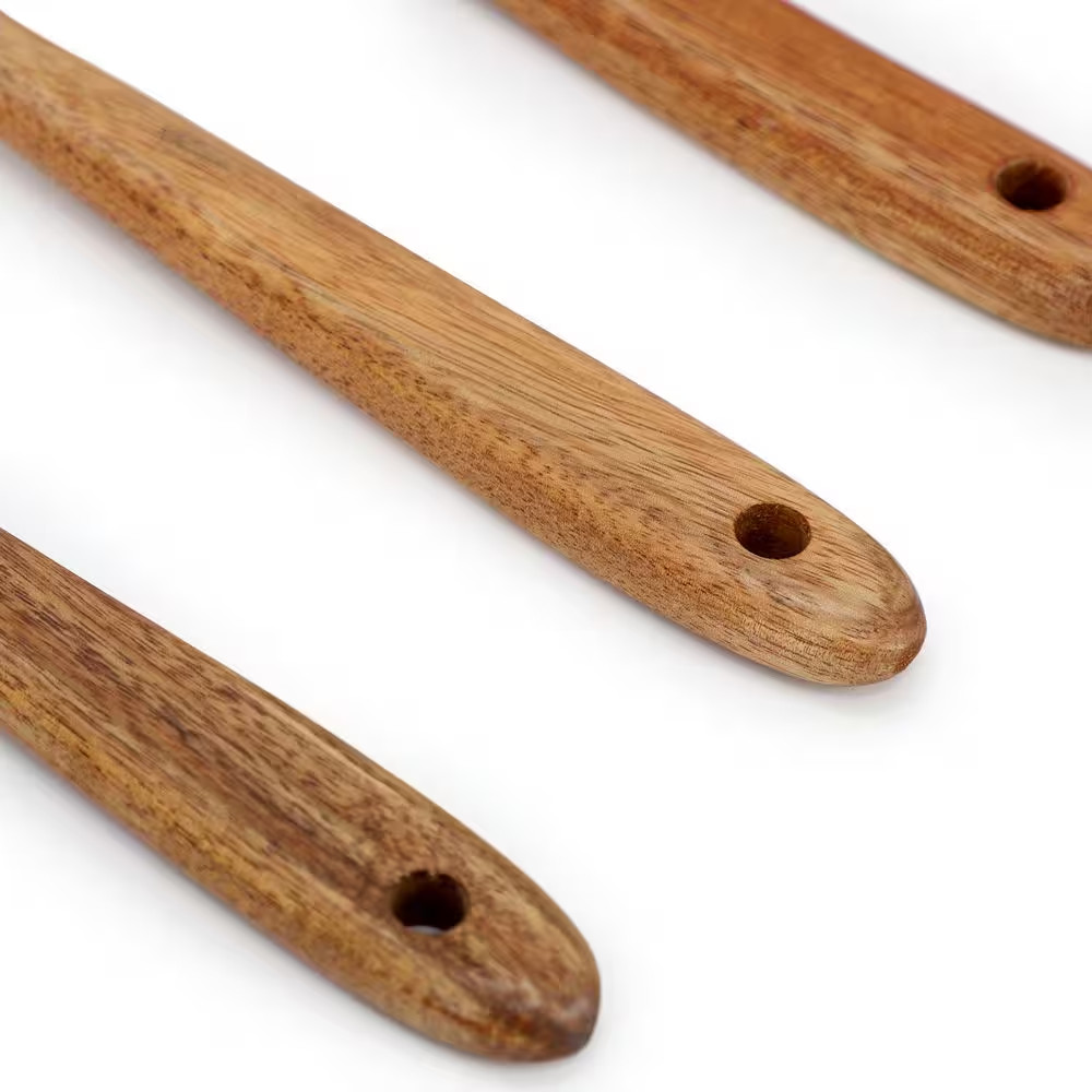 6 Piece Acacia Wood Kitchen Utensil Set