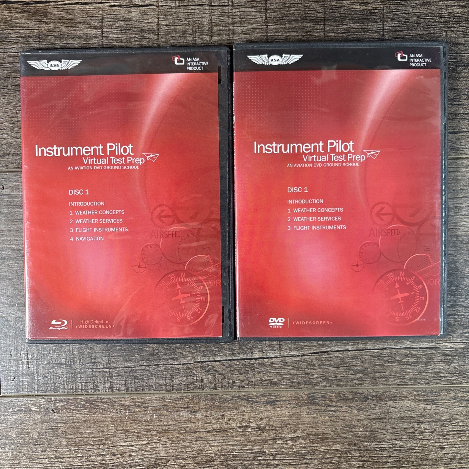 Asa Instrument Pilot Virtual Test Prep DVDs And Blu-ray’s School Exam Study