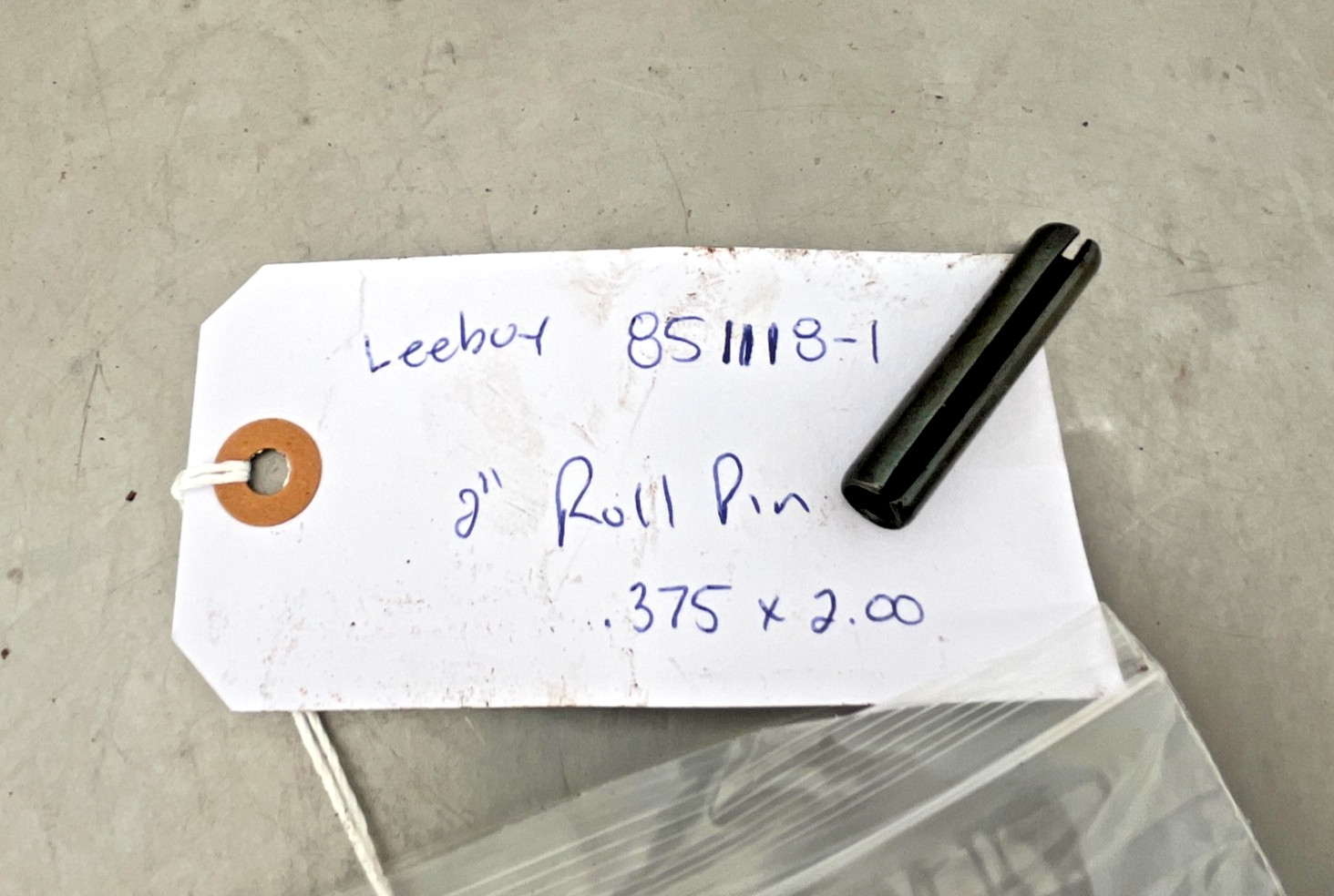 851118-1  Leeboy  2" Roll PIN   8511181