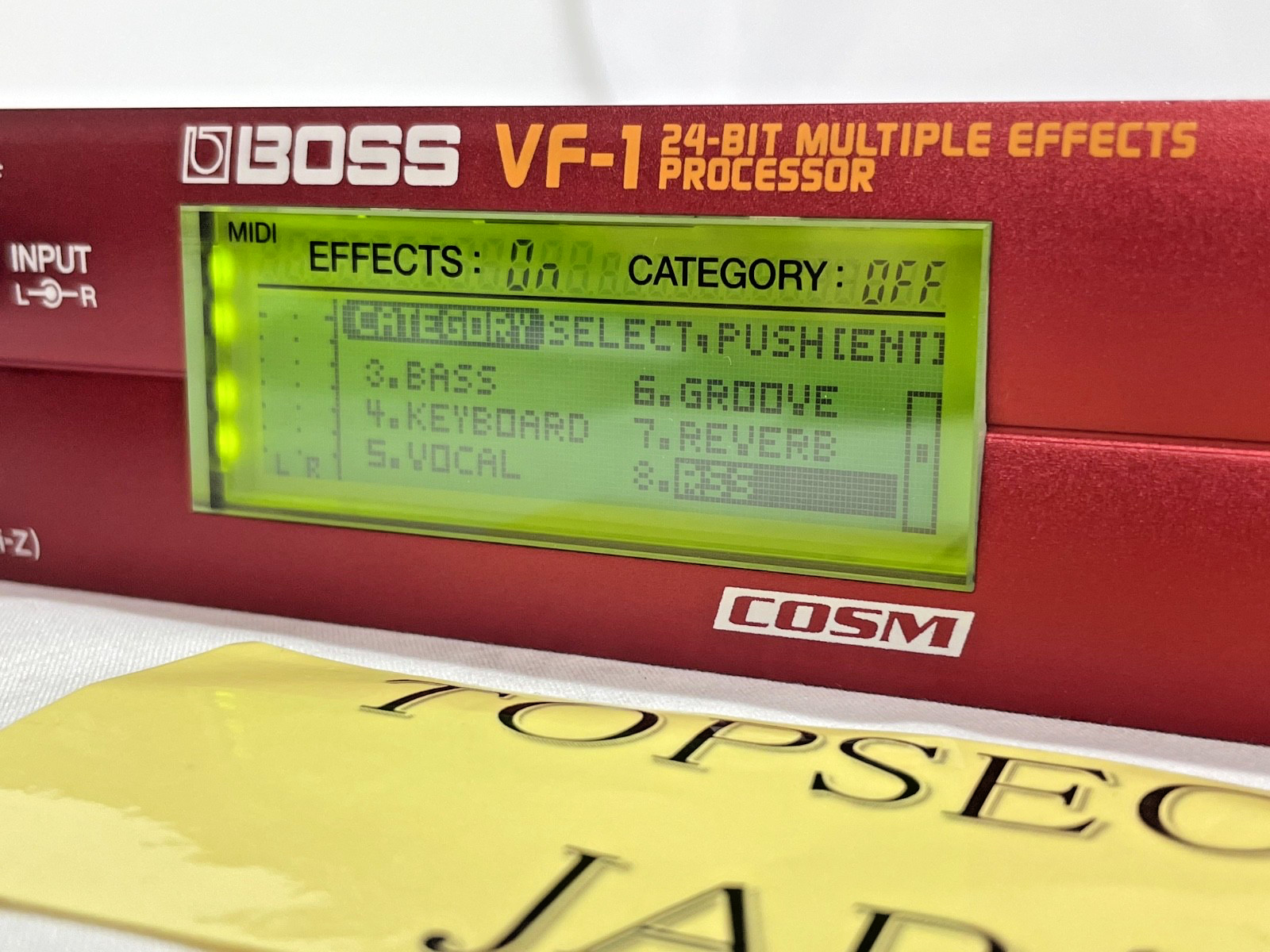 BOSS VF-1 24-bit Multiple effects processor with Power supply Made in Japan