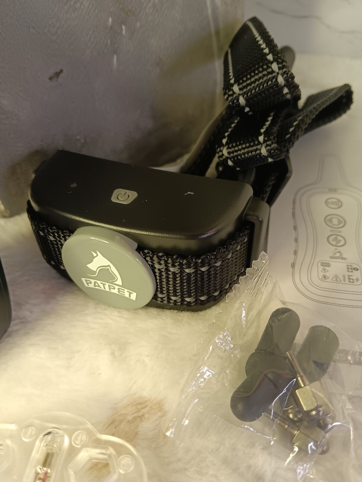 Patpet P301 1000ft Remote Dog Bark Control & Training Shock Collar
