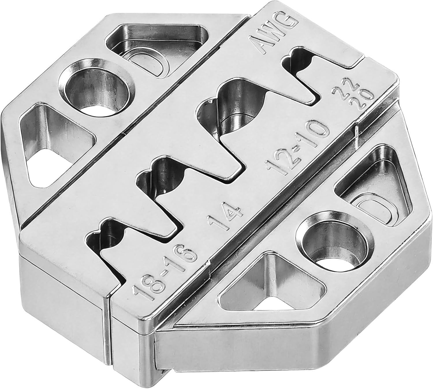 Crimping Die for Open Barrel Terminals,22-10 AWG