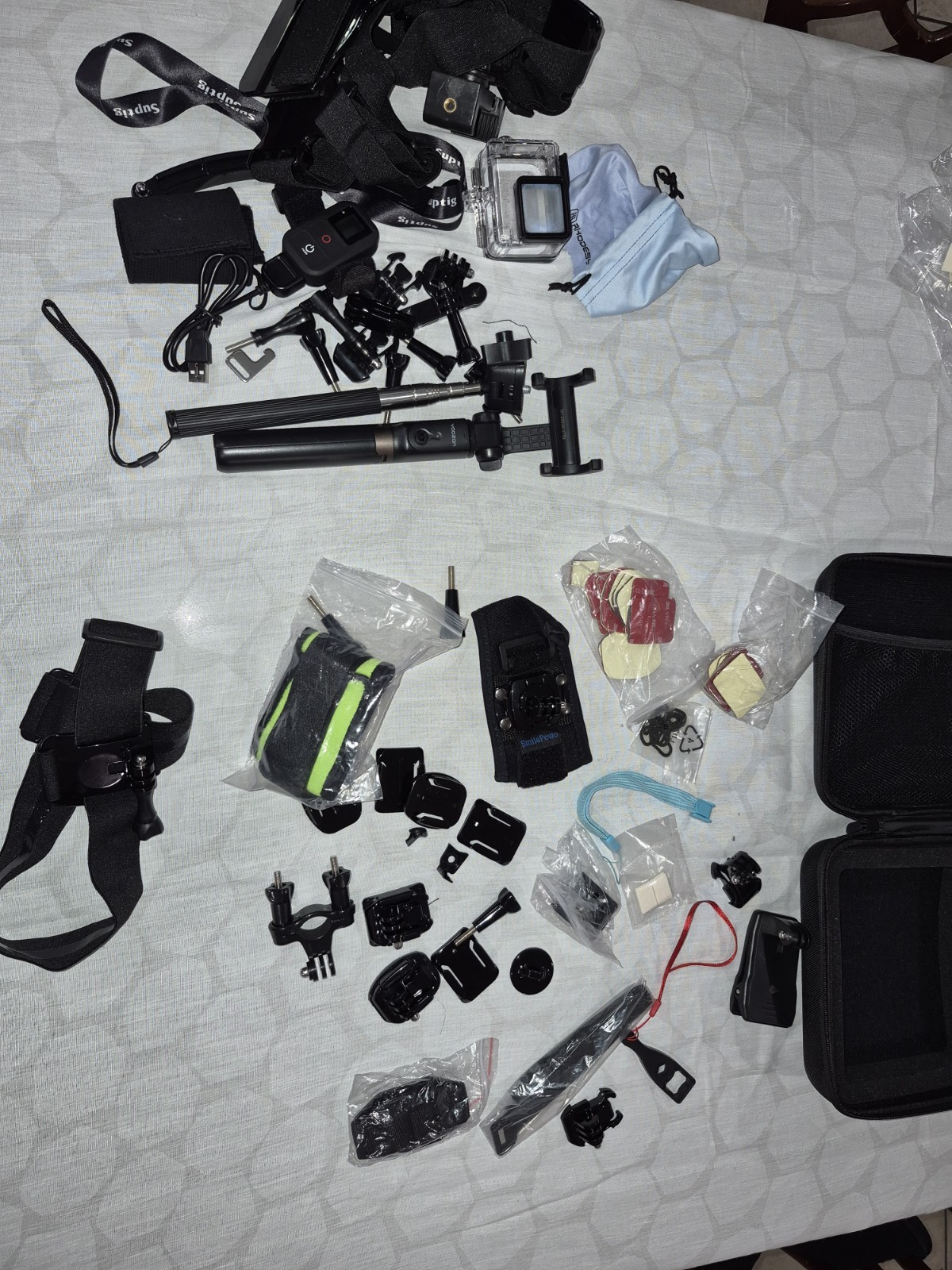 Rhodesy Yoozon Camera Accessory Bundle for GoPro Mounts Case Remote