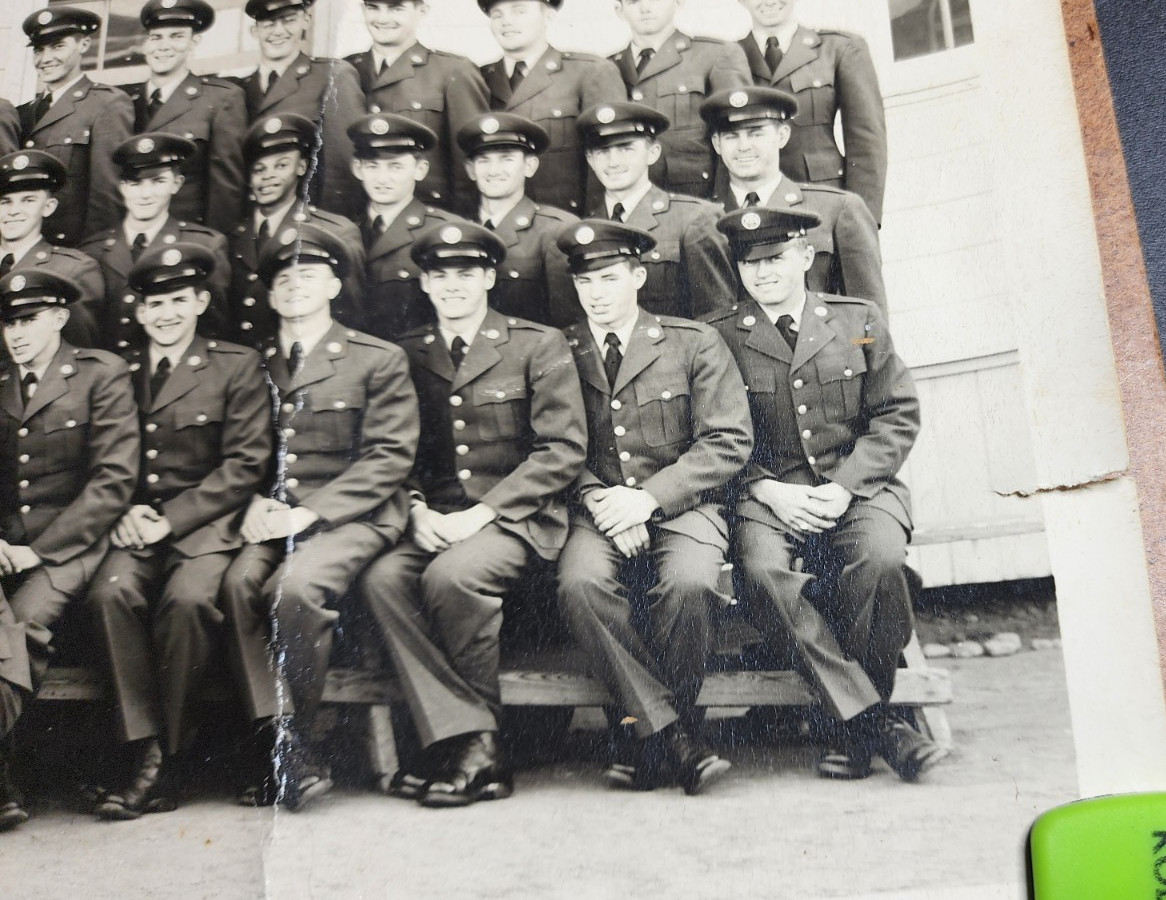 Vtg 1952 USAF Photo - Flight 2562, Sqdn 3744 Honor Flight 1952 Sheppard AFB - TX
