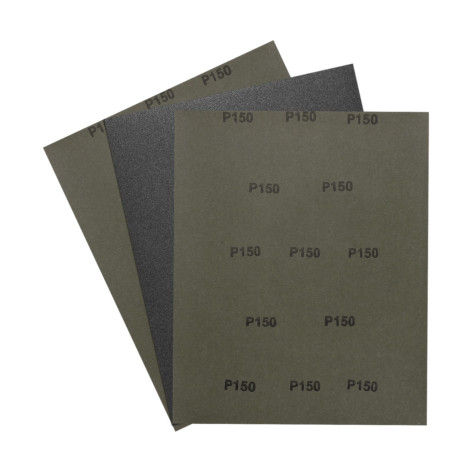 3pcs Sand Papers - [9 x 11 Inch x 150 Grits] Wet Dry Sandpaper Sheets