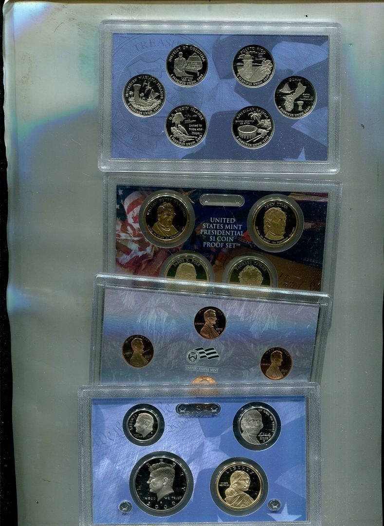 2009 S UNITED STATES FULL 18 COIN PROOF SET ORIGINAL BOX AND COA