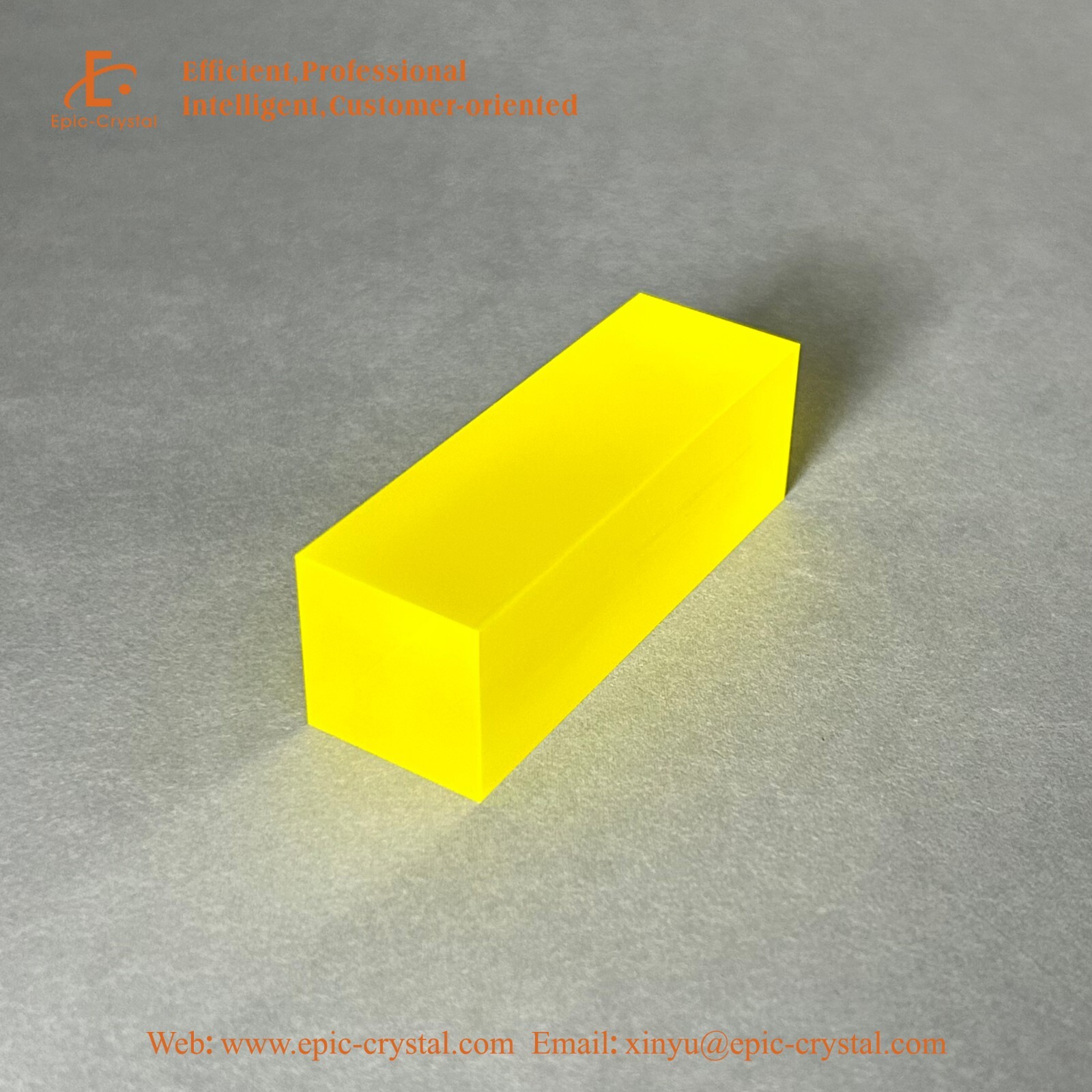 GAGG  all side polished 3x3x30mm  scintillator