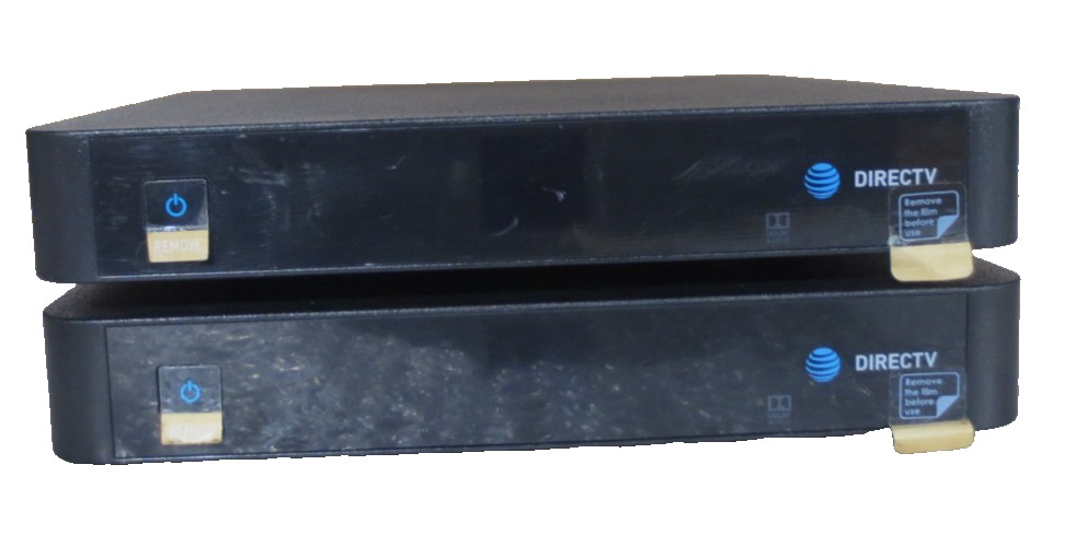 LOT OF 2 DIRECT TV Satellite Television RECEIVER H44-500 No Cords No Remote