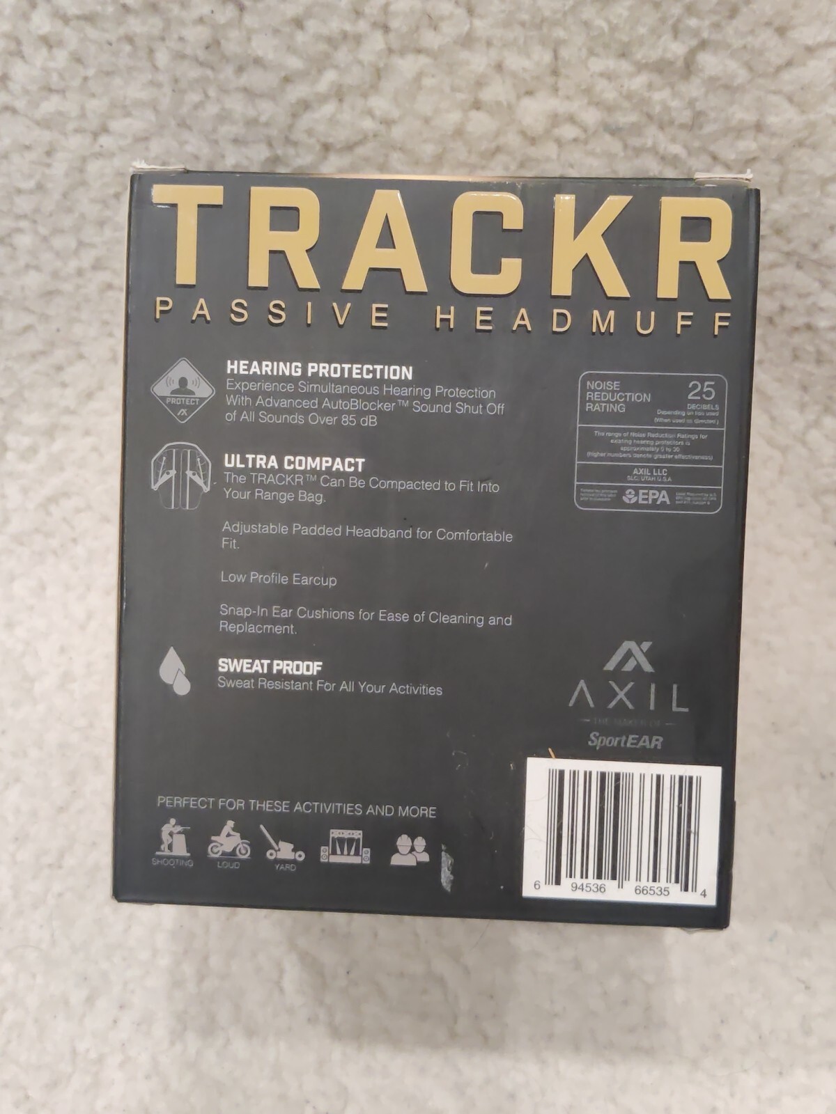 Trackr Passive Headmuff - Brand New