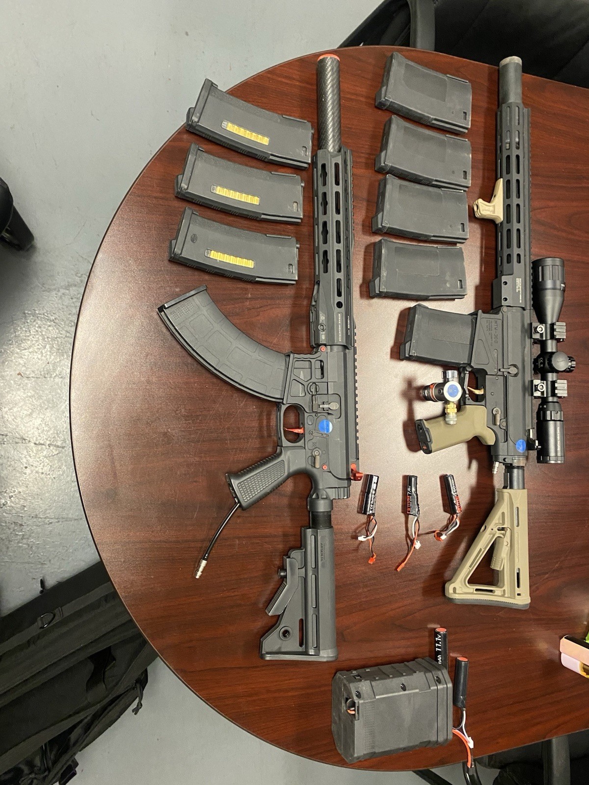 Heretic Labs Article 3 Electric Airsoft Rifle w/ Scope & Magazines