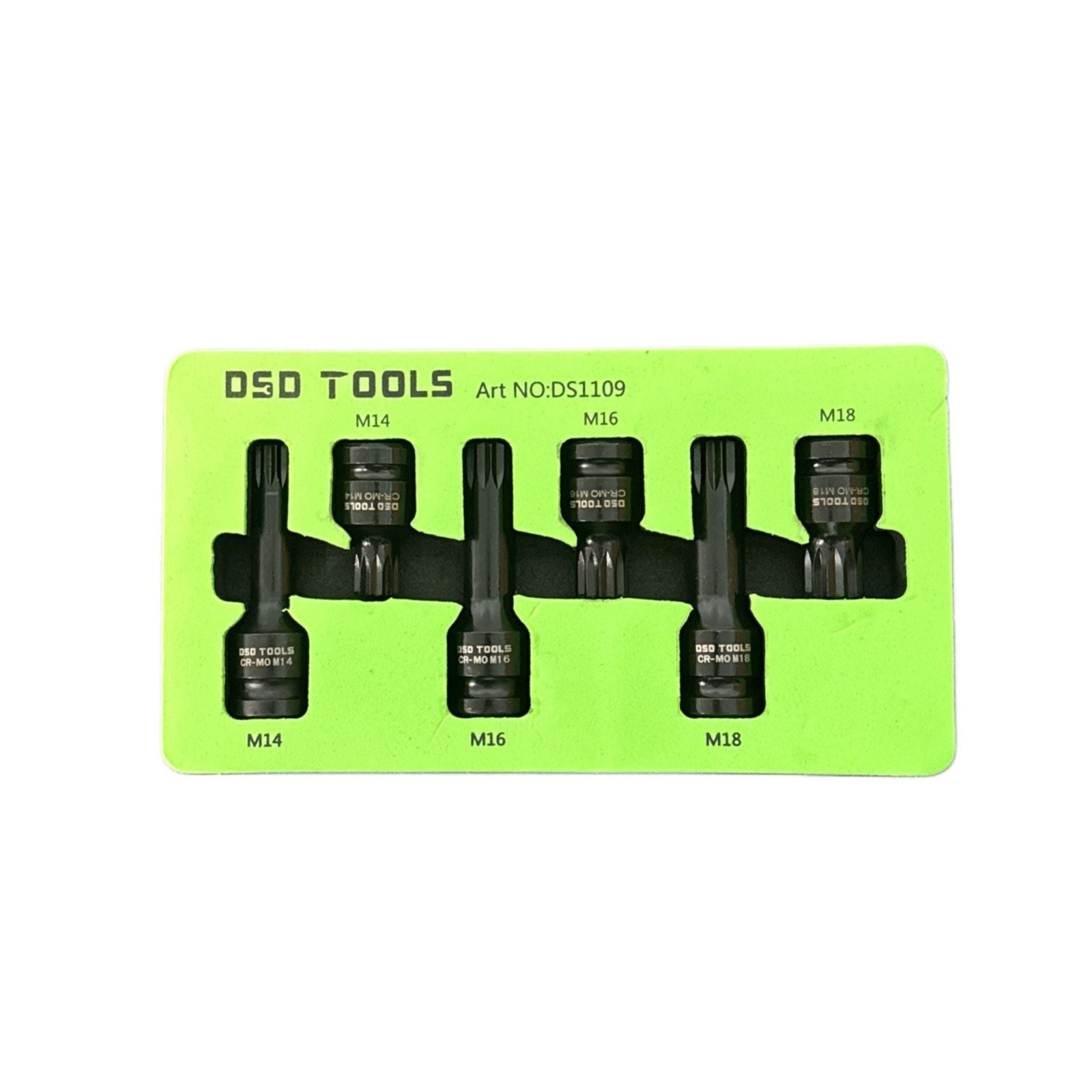6pc 1/2″ Dr Impact Spline Bit Sockets Shallow & Deep DS1109