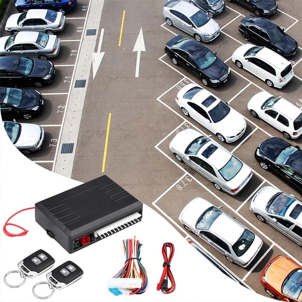 Car Keyless Entry System – Wireless Lock & Unlock with Integrated Engine Start