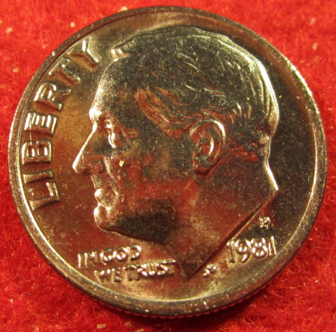 1981 (P) Roosevelt Clad Dime - Uncirculated