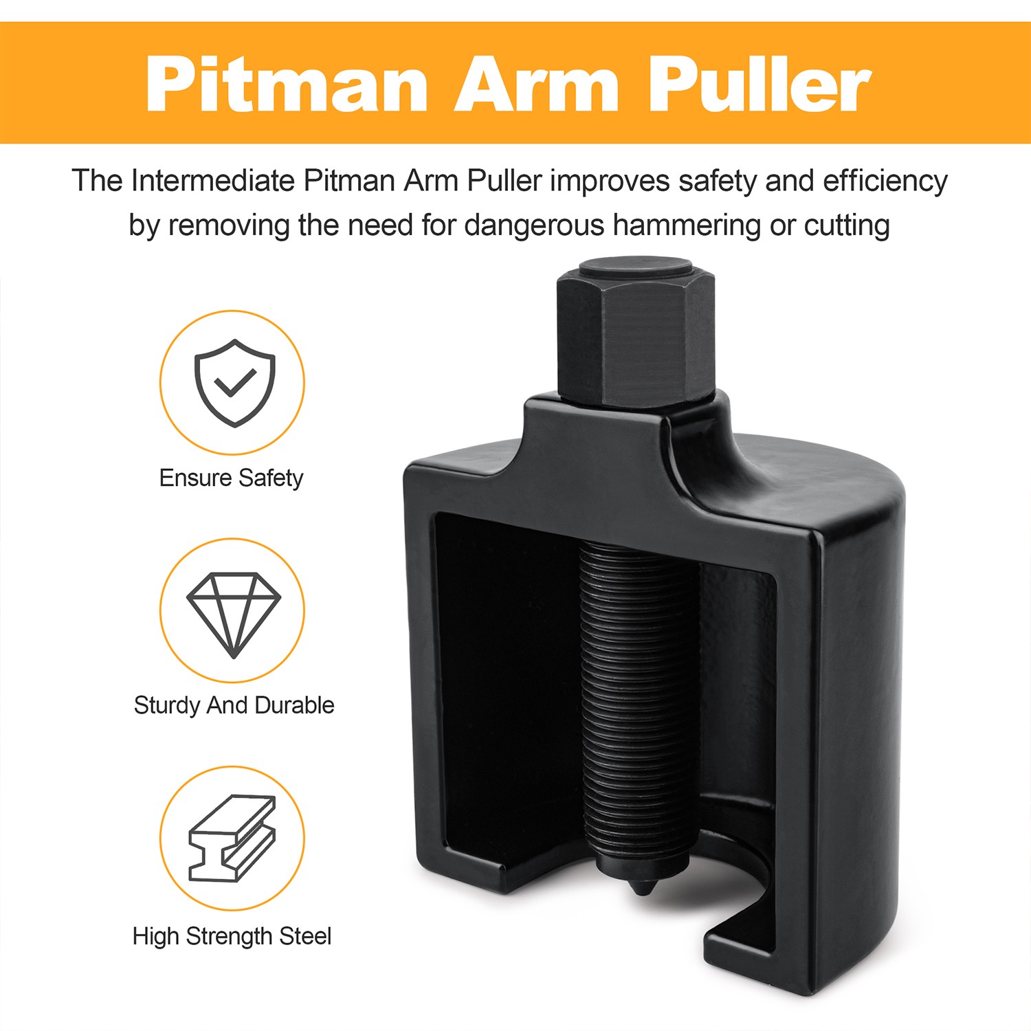 Pitman Arm Removal Tool 10388, Intermediate Puller for Medium Duty Trucks