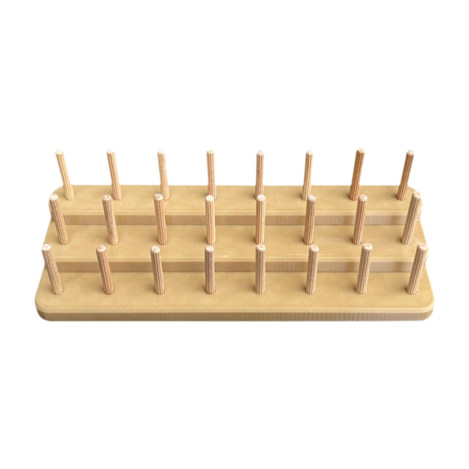Fly Tying Thread Spool Stand Thread Organizer 24 Spools Capacity