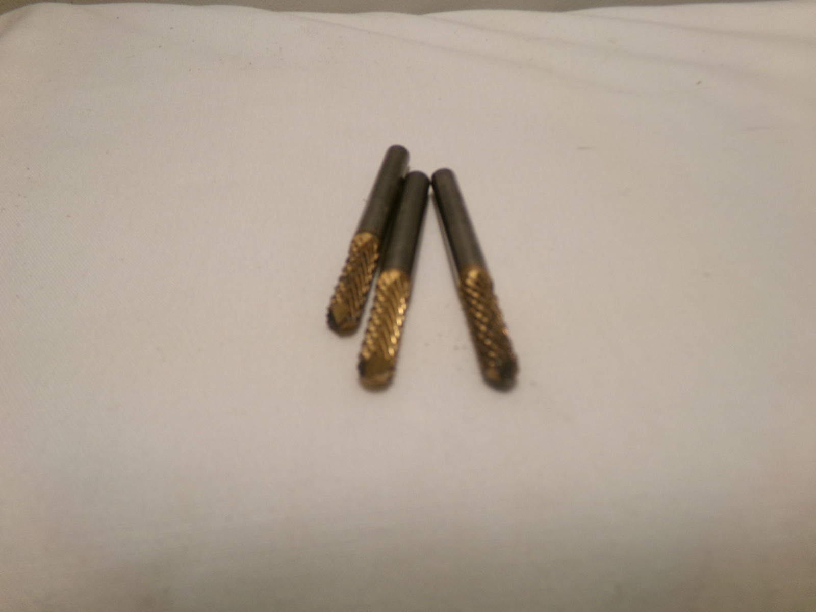 3 Solid Carbide Fiber Glass Router Bits  1/4"  USA