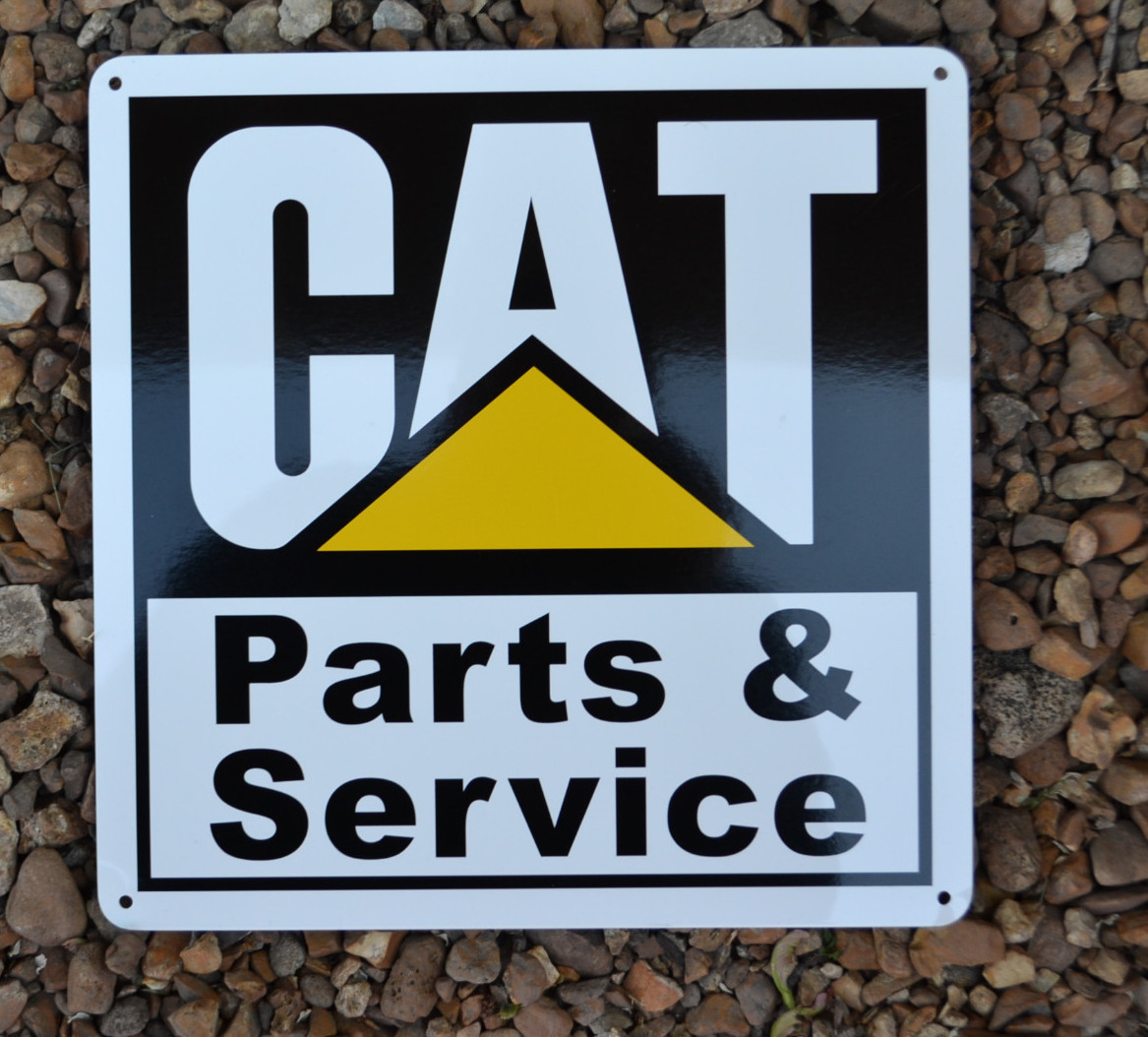 CATERPILLAR CAT Parts SIGN Mechanic Shop Backhoe Dozer Skidsteer Excavator