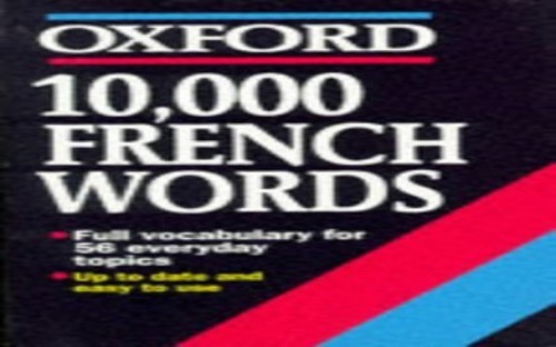 10, 000 French Words (Oxford R - VERY GOOD