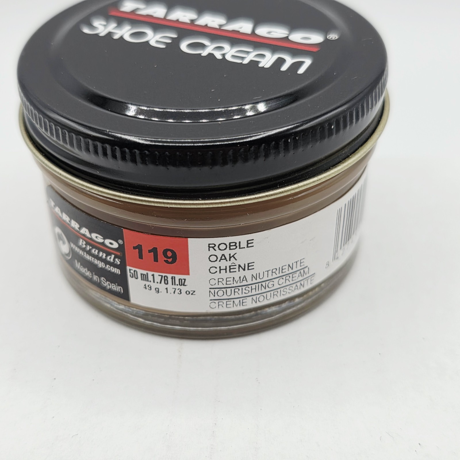 Tarrago Shoe Polish # 119 Oak Cream Leather Protector 1.76 oz. 50ml Boot