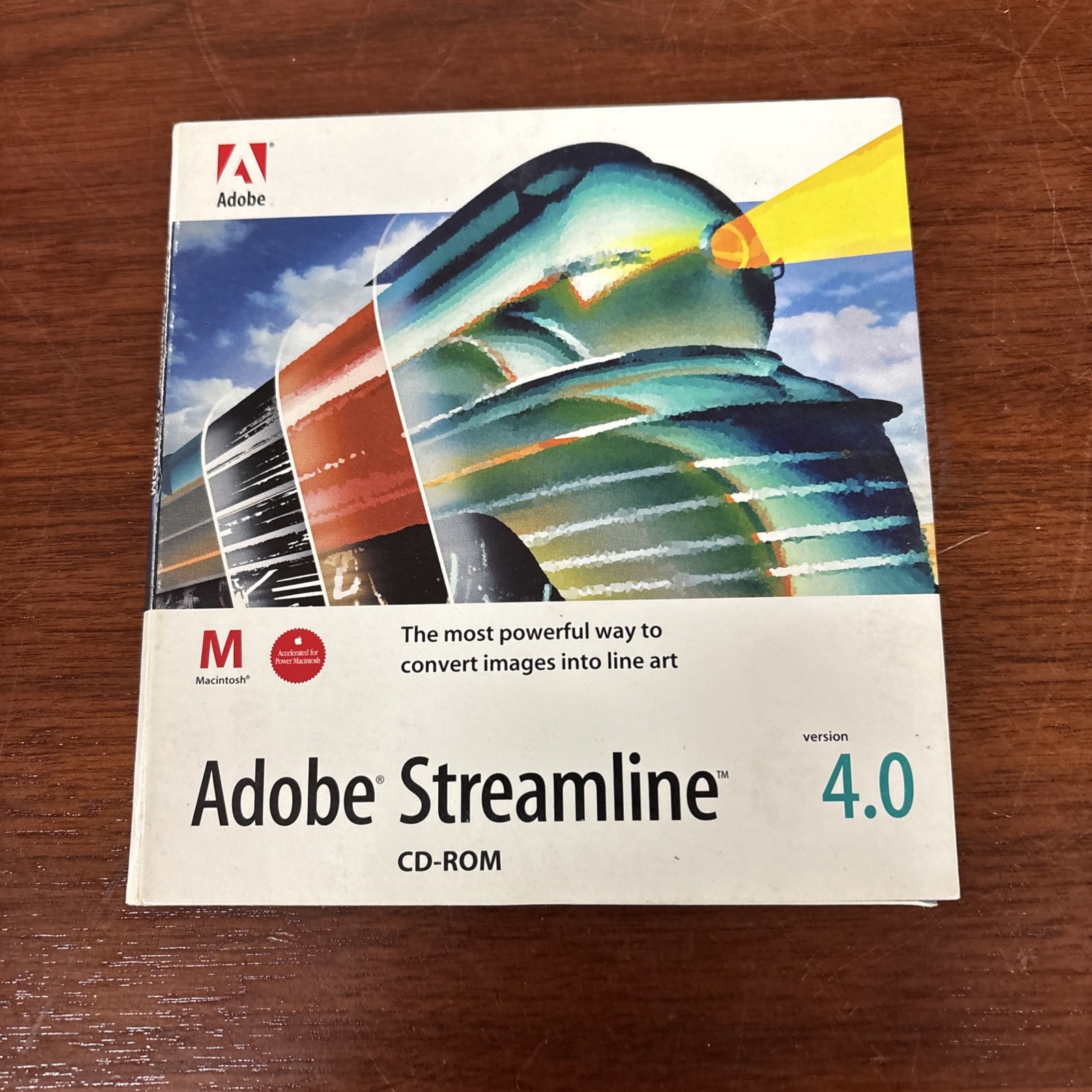 Adobe Streamline 4.0 Software for Macintosh with Key