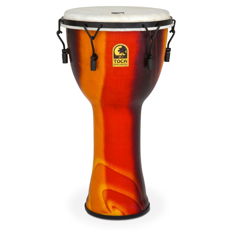 Toca Freestyle 14" Djembe w/ Bag - Fiesta Finish