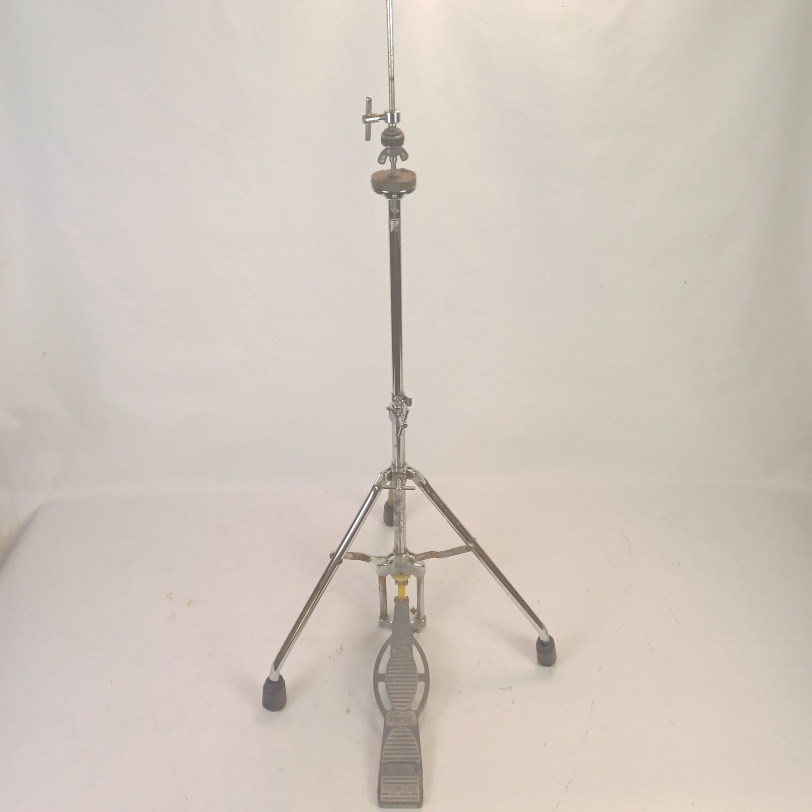 Ludwig Hercules#131 Hi-Hat Cymbal Stand Spur-Lok Chicago Tube-Leg Tripod Vintage