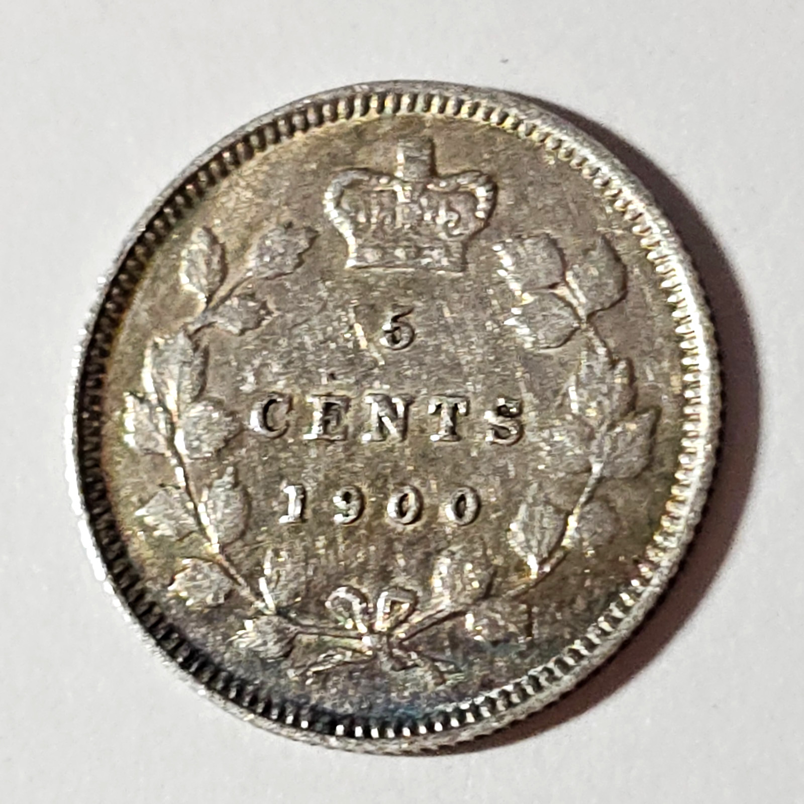 1900 - SMALL DATE - Canada 5 five cents SILVER - COMBINE to SAVE - C5-421