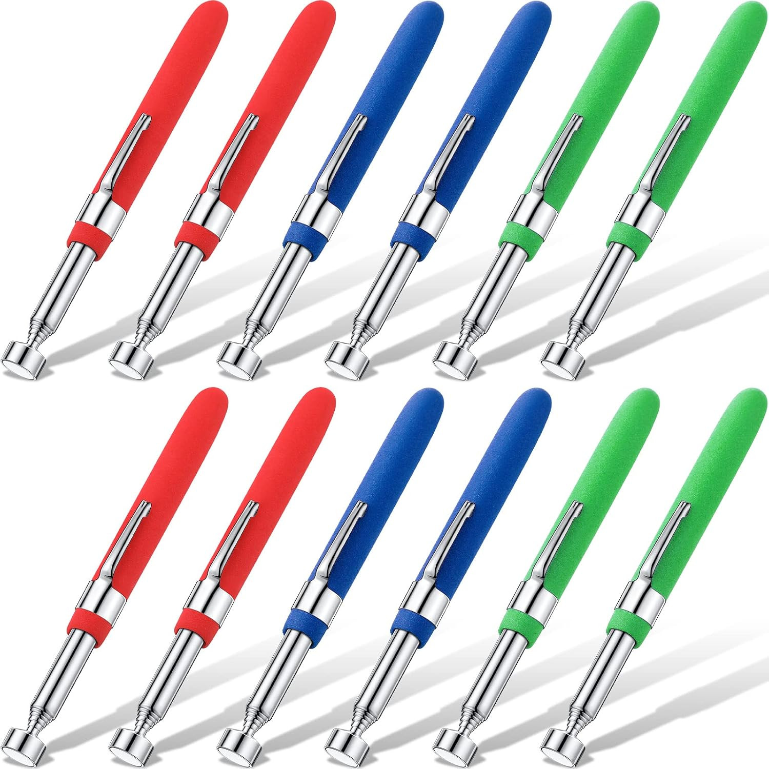 12 Pieces Telescoping Magnetic Pickup Tool 8 Lbs 30 Inch Extendable
