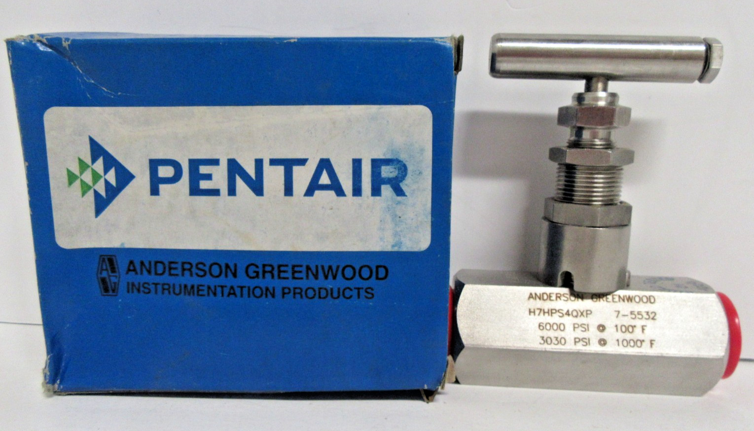 Anderson Greenwood H7HPS4Q-XP Manual 316 Stainless Needle Valve 6000psi 1/2in