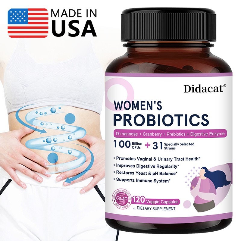 Women'S Probiotic W/ Cranberry,Dandelion Root Extract Supports Digestive Health