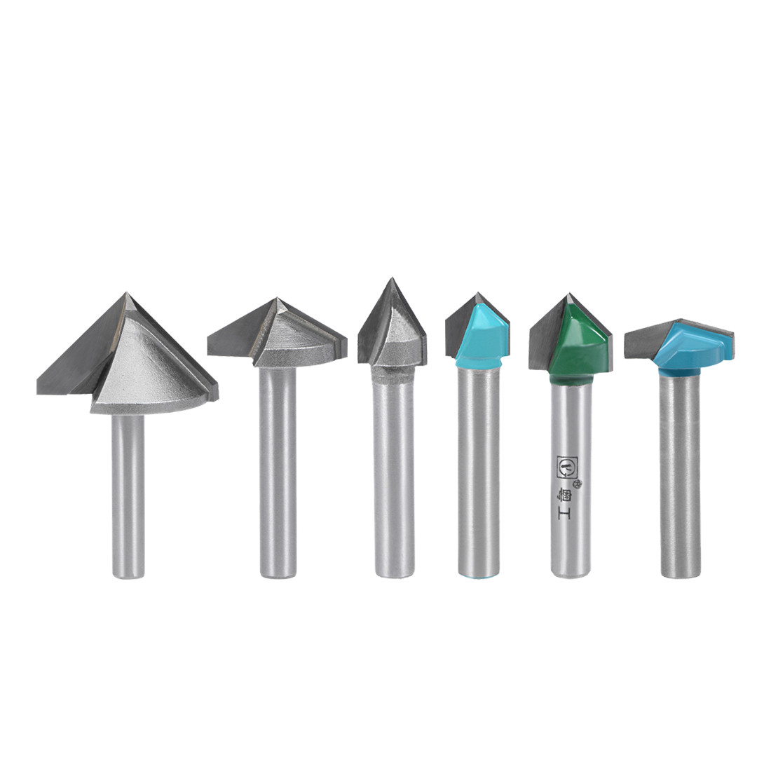 Router Bit V-Groove End Mill Titanium Steel for CNC Woodwork Engraving DIY