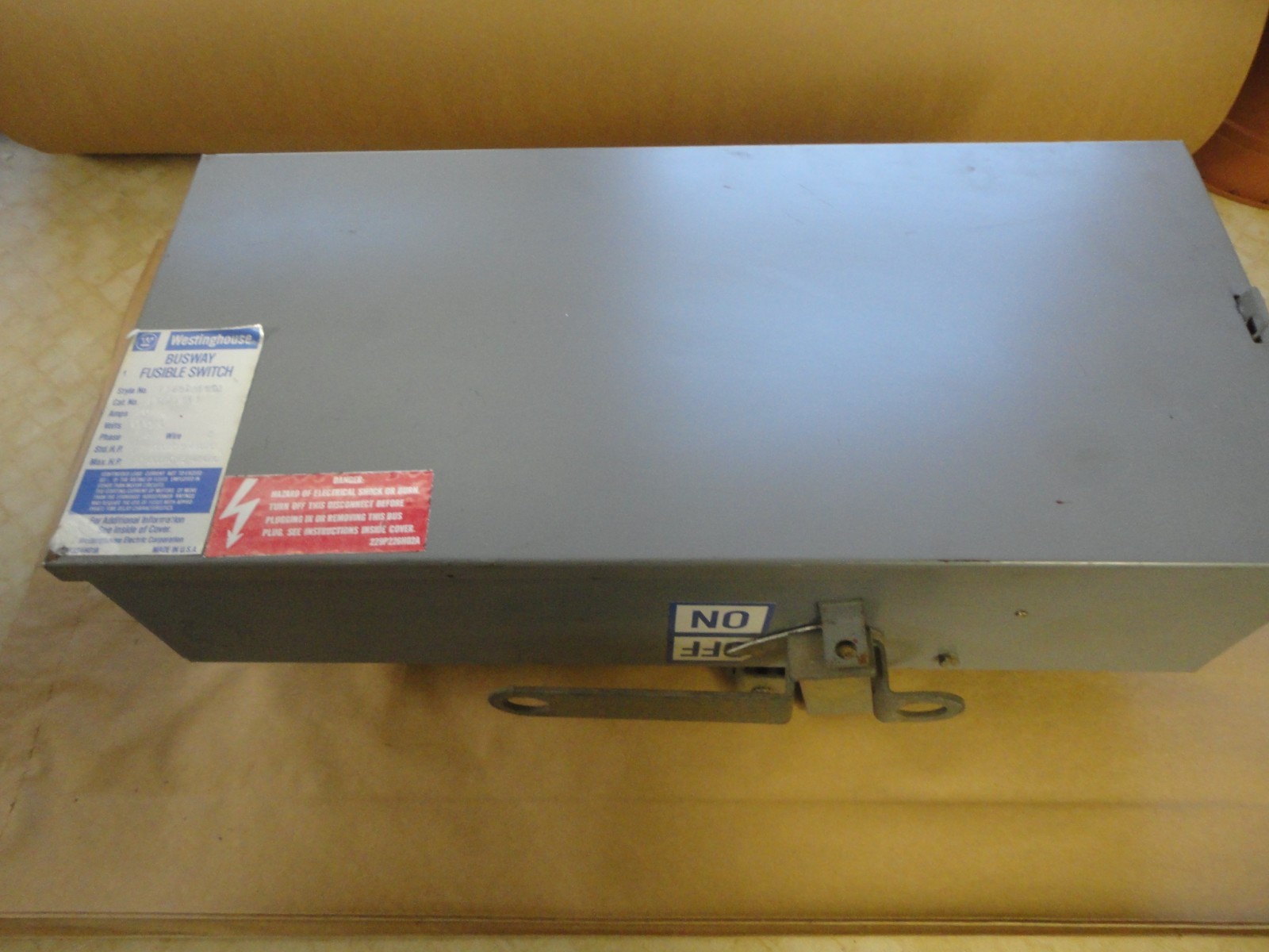 WESTINGHOUSE ITAP #361 Bus Switch 30 amp Fused 600 volt  3 phase 3 wire