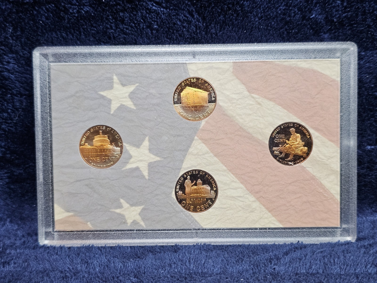 2009 S Lincoln Cent Proof Set 4 Coin Bicentennial No Box, Case, or COA US Mint!