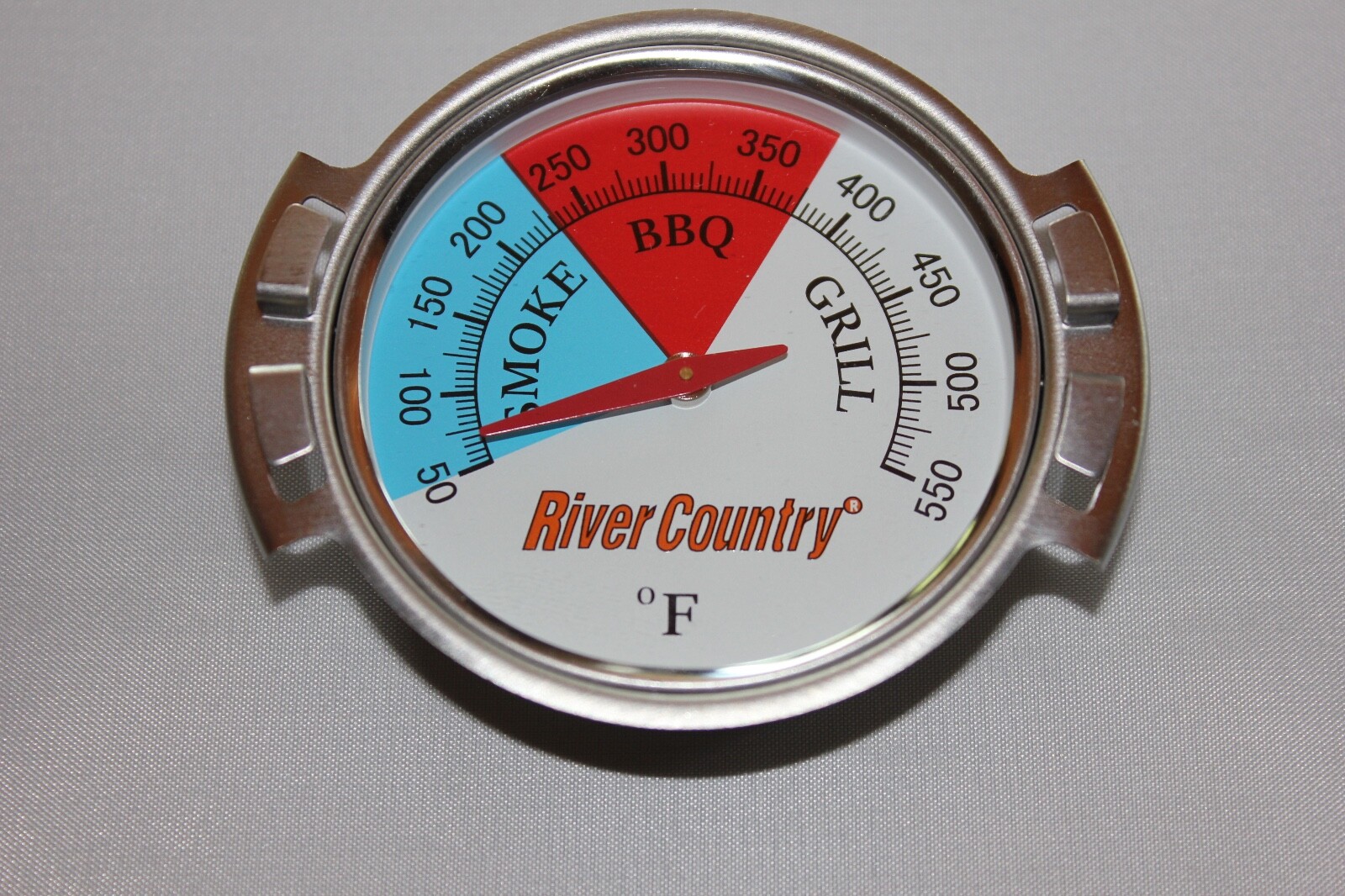 RC Stainless BBQ Smoker Electric Charcoal Grill Surface Oven Grate Thermometer