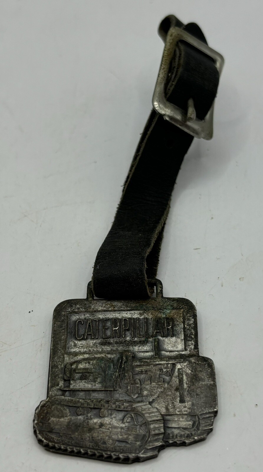 Vintage 1950’s Caterpillar Tractor Co. Peoria, IL. Advertising Watch Fob