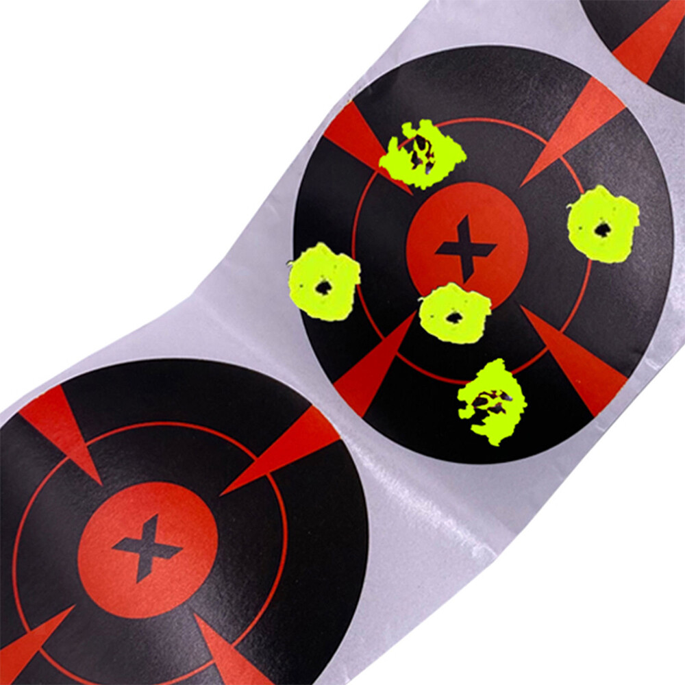 250Pcs / Roll 3" Shooting Self Adhesive Target Splatter Reactive Target Stickers