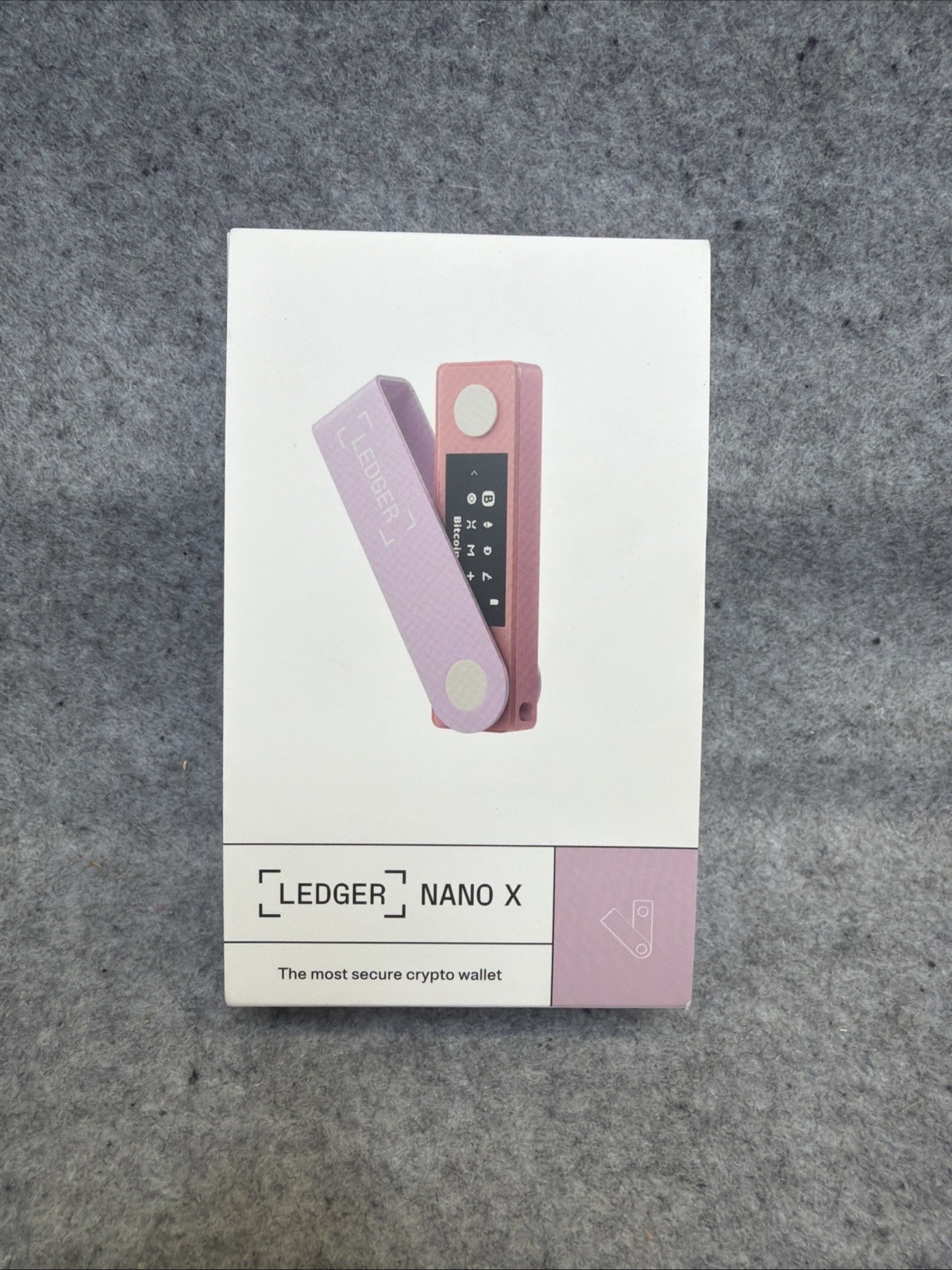 Ledger - Nano X Crypto Hardware Wallet - Bluetooth - Pastel Pink Open Box