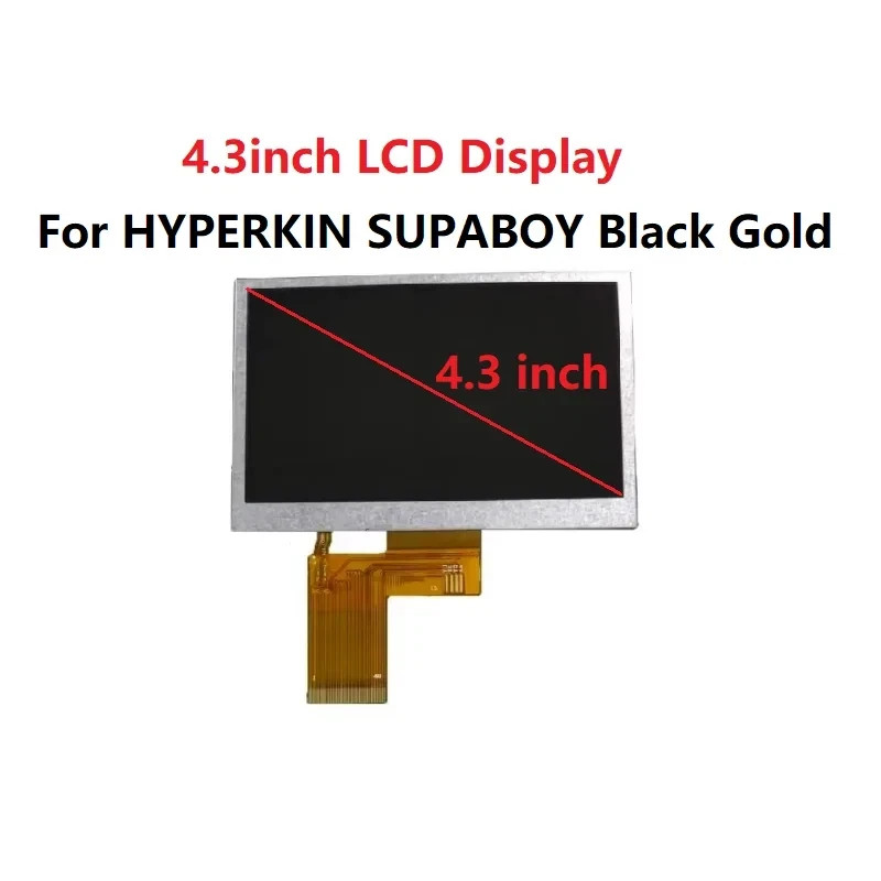 LCD Display for HYPERKIN SUPABOY Black Gold Screen Replacement