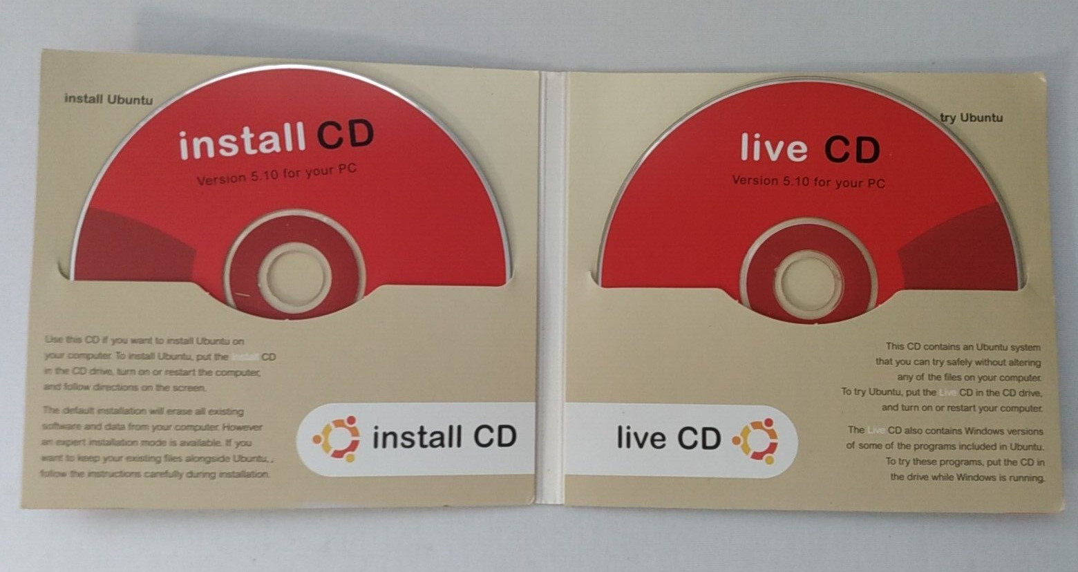 Ubuntu Linux 5.10 PC Version Software Intel X86 Based RARE