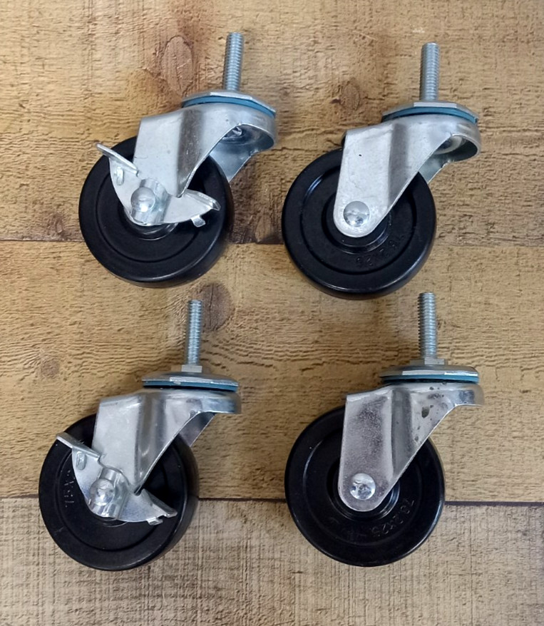 Replacement Casters for TRINITY Bamboo Top Kitchen Cart Costco Item 1049997